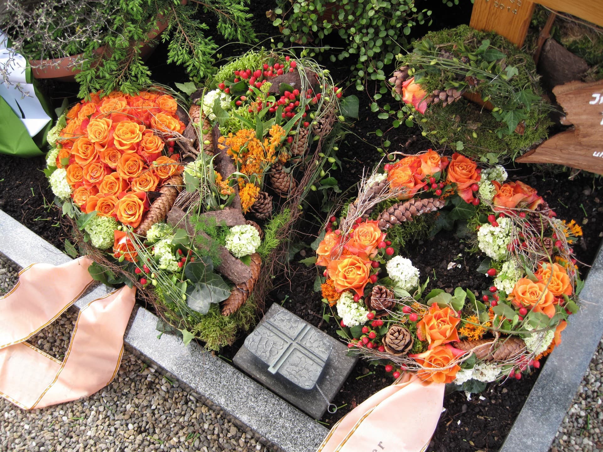 Centros de flores para difuntos en Vigo