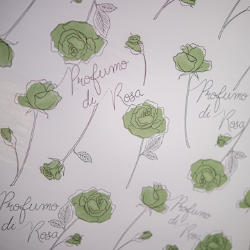 Papel perfumado "Green Rose" - Imagen 1