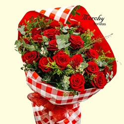 Ramo de 18 rosas rojas - Imagen 1