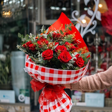 Ramo de 18 rosas rojas - Imagen 2