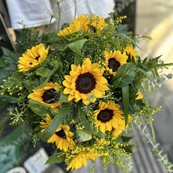 Ramo de Mano con girasoles  "Xallas" - Imagen 1