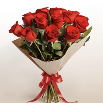 Ramo de Rosas Rojas (Tallo 70 cm) - Imagen 2