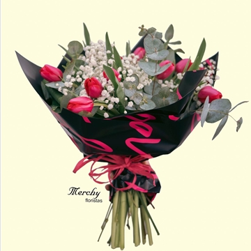 Ramo de tulipanes - Imagen 1